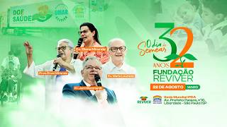 Preparativos | Aniversário de 32 anos da Fundação Reviver | IPDA AO VIVO | 22/08/2026